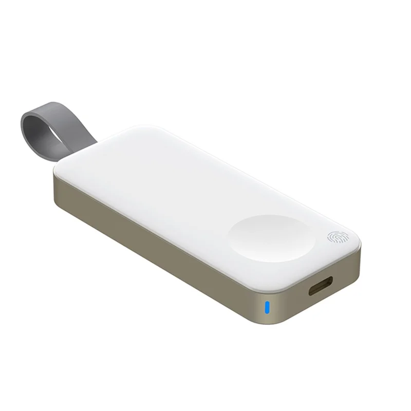WIWU Wi-M19 Elfin Caricatore Wireless per Apple Watch 1200mAh Banca di Alimentazione Magnetica Portatile
