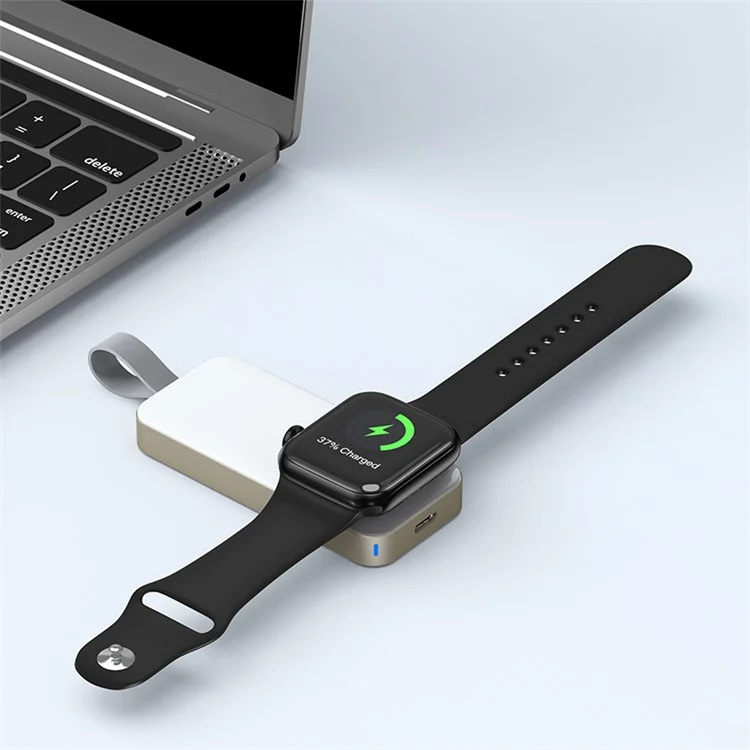 WIWU Wi-M19 Elfin Caricatore Wireless per Apple Watch 1200mAh Banca di Alimentazione Magnetica Portatile