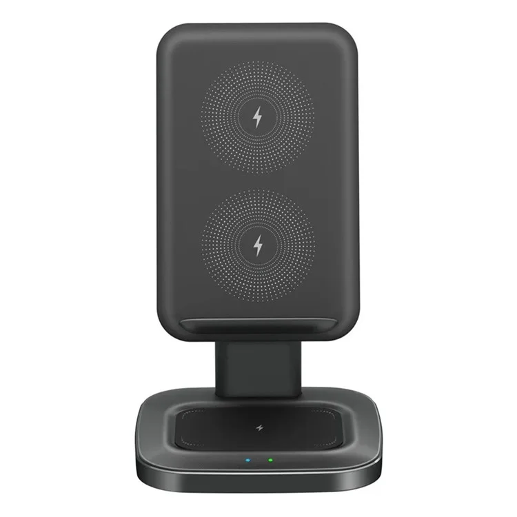 OJD-98A 3-in-1 15W Adjustable Desktop Wireless Charger Phone Watch Earphone Charging Stand