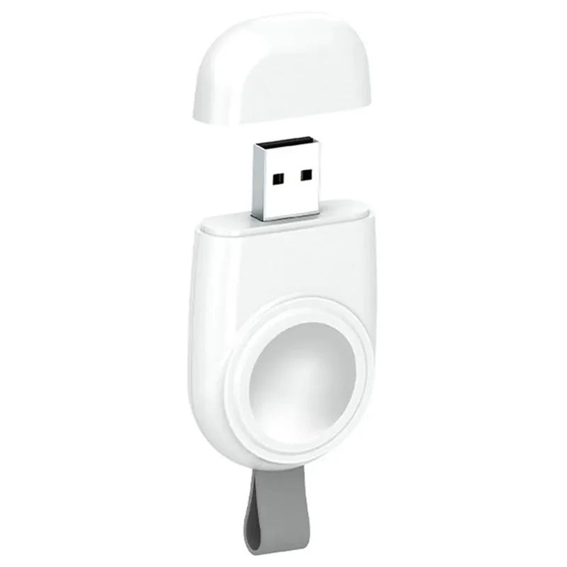 OJD-87 For Apple Watch Portable USB Wireless Charger Smart Watch Charging Dock - White