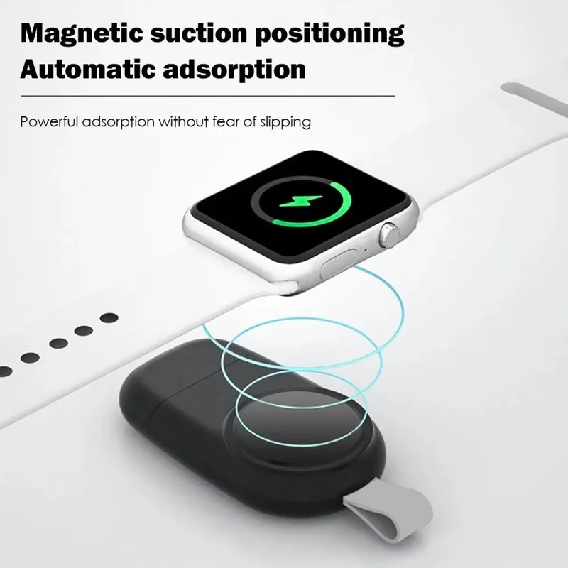 OJD-87 For Apple Watch Portable USB Wireless Charger Smart Watch Charging Dock - White