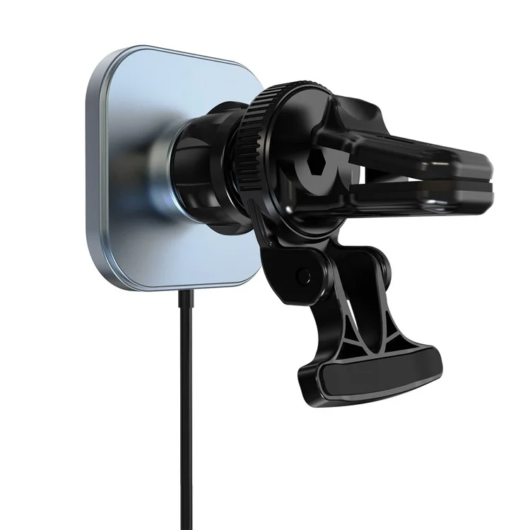 Magnetic Wireless Car Charger Qi2 15W Fast Charging Car Air Vent Clip Phone Mount