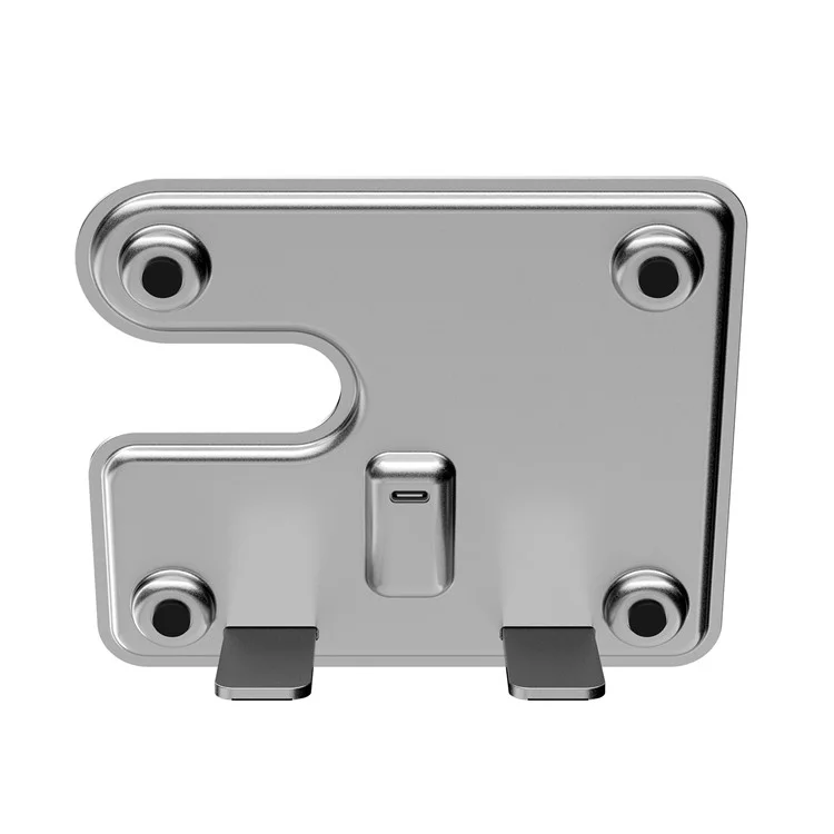 Q10C 3-in-1 15W Wireless Charger Phone Watch Earphone Charging Stand with Removable Bracket - Schwarz