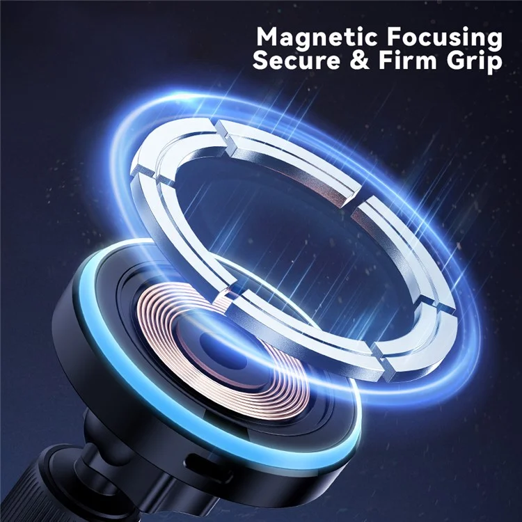 ESSAGER Magnetic Wireless Charger Car Mount Cell Phone Bracket Holder Charger - Air Outlet Type