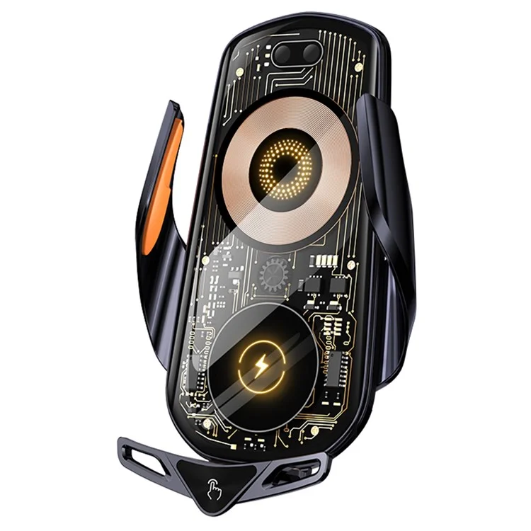 Suporte de Telefone com Carregador Sem Fio para Carro C19 - Antimancha