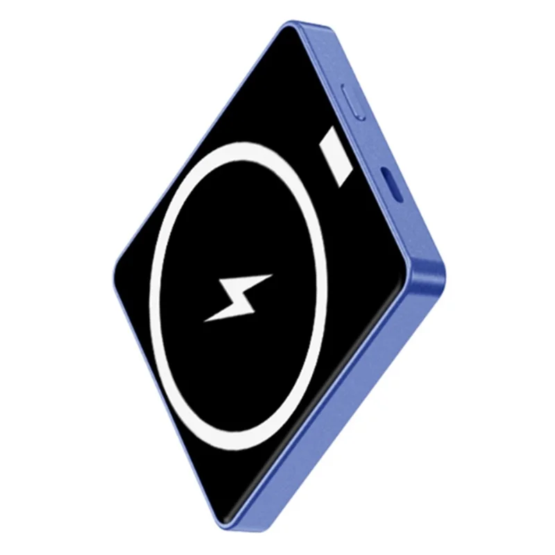 E30 10000mAh Magnetic Wireless Power Bank Mini External Battery Pack for iPhone 12 / 13 Series Support 20W PD Fast Charging - Blue