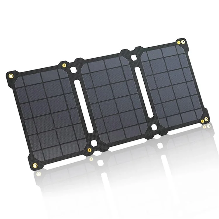 Allpowers AP-ES-004-BLA-NEW 21W Faltbares Solarpanel Tragbarer Outdoor-stromgenerator Dual Usb-ladegerät