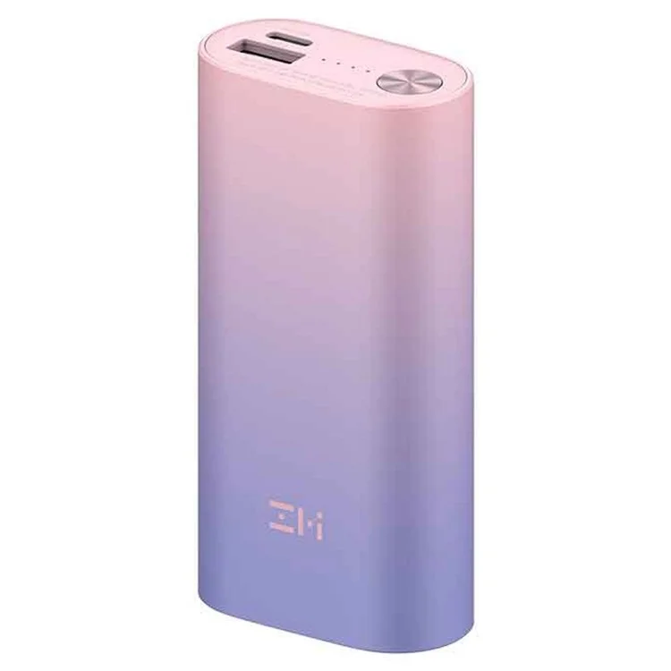 ZMI QB818 10000mah Portable Phone Charger 30 вт Быстро Зарядка Банк Электроэнергии - Пурпурный