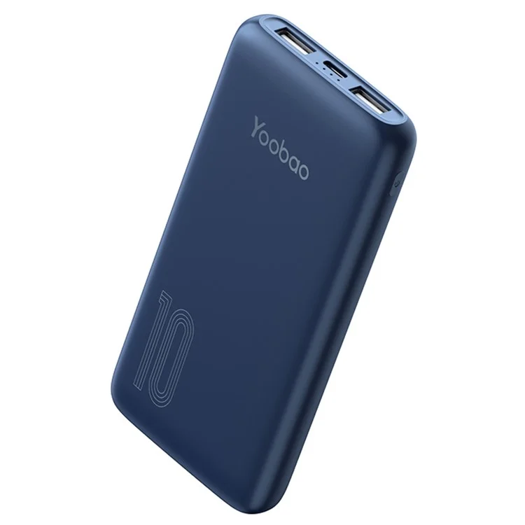 YOOBAO 1DQ SCP22.5W+PD20W Power Bank 10000mAh External Battery Pack Super Fast Portable Charger Support Two-Way Flash Charging - Navy Blue