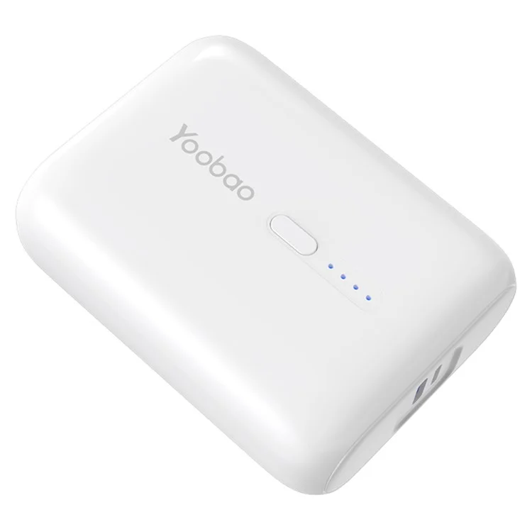 YOOBAO Mini Power Bank 10000mAh / 36Wh PD 20W Portable Charger Fast Charging - White