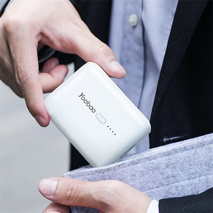 YOOBAO Mini Power Bank 10000mAh / 36Wh PD 20W Portable Charger Fast Charging - White