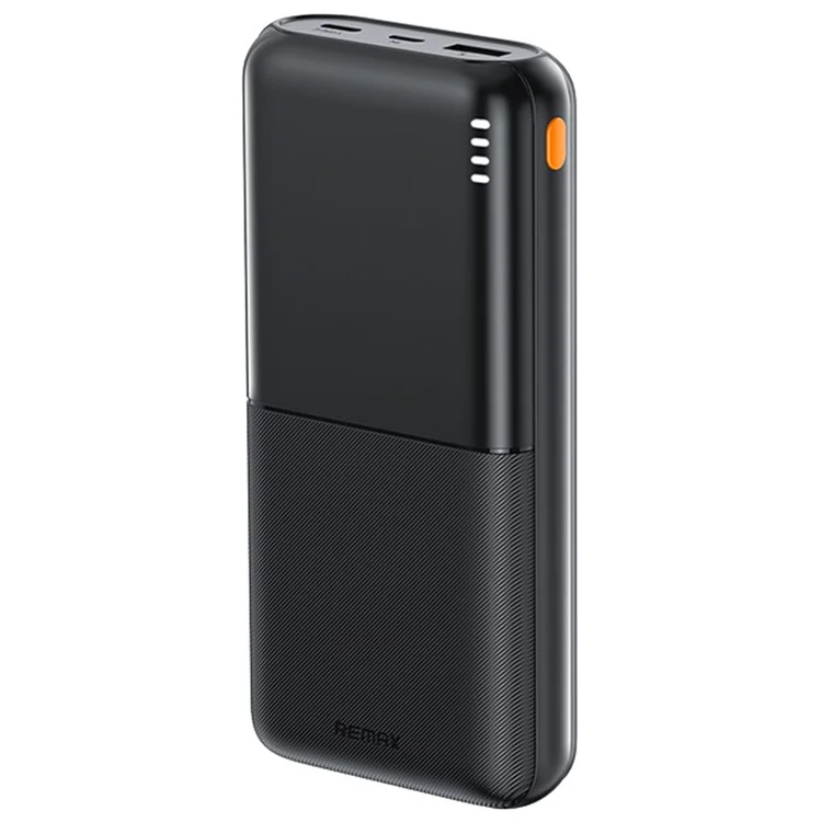 Batería externa REMAX RPP-26 Serie Lango II de 20000mAh, carga rápida 2,4A para móviles - Negro