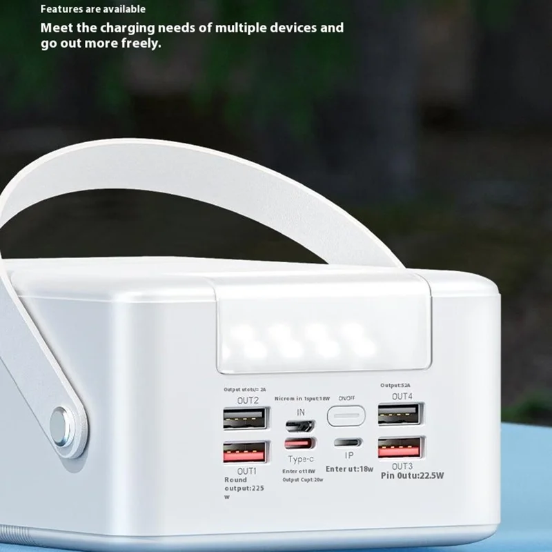WEKOME wp-78 80000mAh Power Bank Carregador Portátil de Carga Rápida de 22,5W