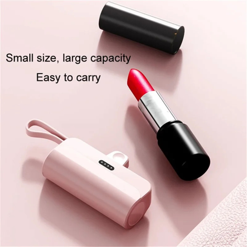 HY 3300mAh Mini Portable Charger Power Bank Phone Battery Pack - White
