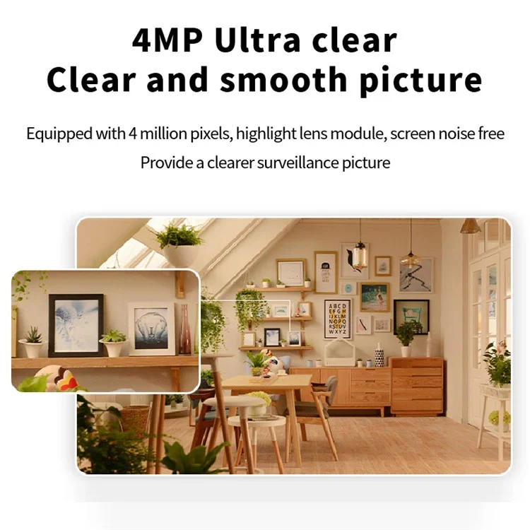 L13A 4G Network Home Security Camera PIR Motion Detection Night Vision Pet Baby Monitor