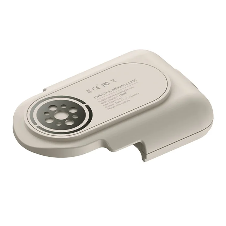 Pour Apple Watch Series 7 8 9 45mm / 6 5 4 SE SE (2022) SE (2023) 44mm Chargeur sans fil magnétique Power Bank - Starlight