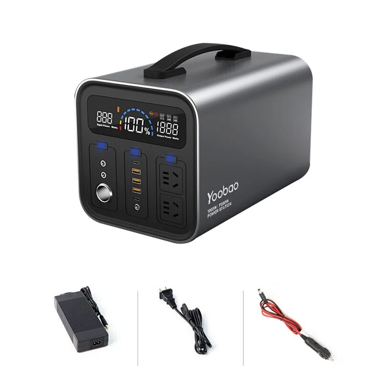 Yoobao En1000s 280800mAh / 3,7v Fonte de Alimentação de Armazenamento de Energia ao ar Livre Banco de Energia Portátil Externo Carregador de Telefone Com AC / USB / Saídas cc (plugue Cn)