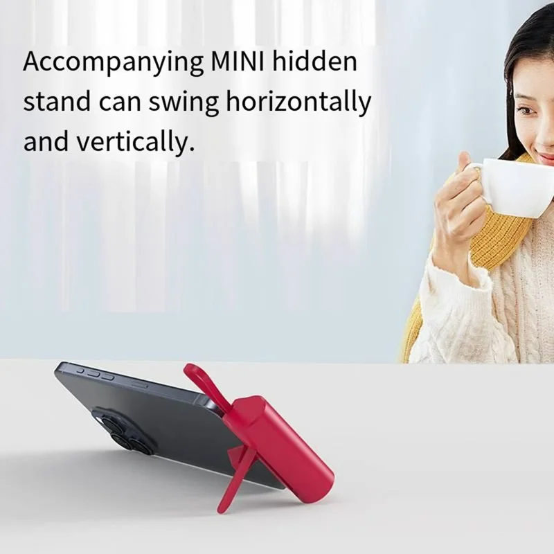 K178SS 5000mAh 22.5W Mini Power Bank 8-Pin Plug Cellphone Charger with Type-C Cable - Black