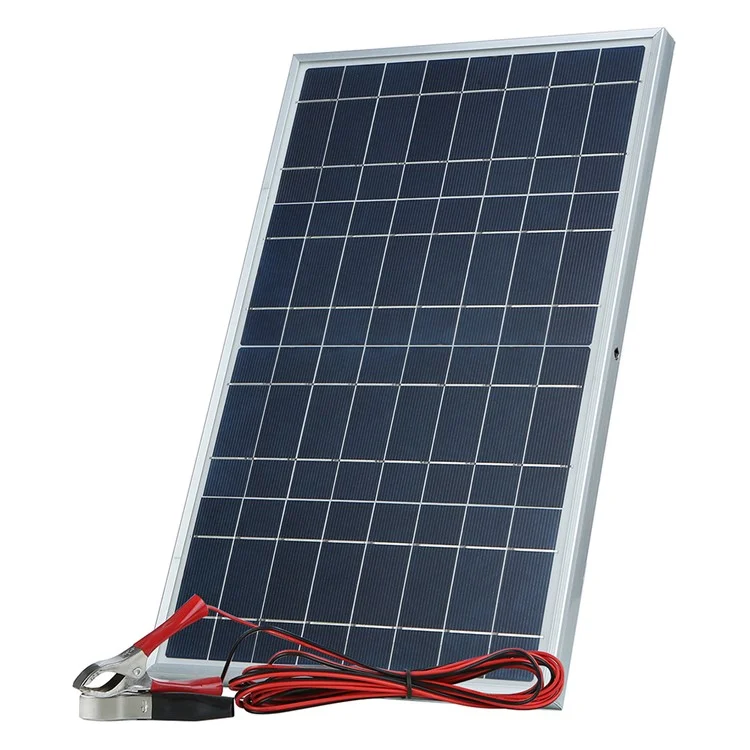 Chargeur de Batterie de Panneau Solaire 10W 12V Pour Véhicule, Ouvre-porte, Clôture Électrique