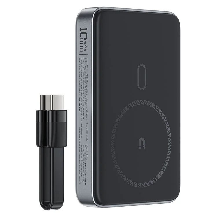 ACEFAST M10-10000 PD 30W 10000mAh Power Bank 15W Magnetic Wireless Charging Battery