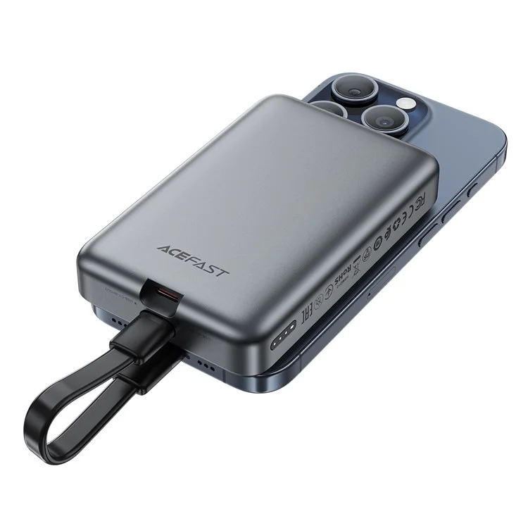 ACEFAST M10-10000 PD 30W 10000mAh Power Bank 15W Magnetic Wireless Charging Battery