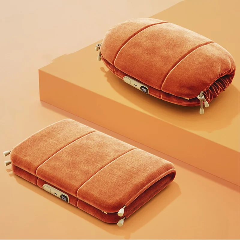 H8 Digital Display 3-Gear Temperature Winter Electric Hand Warmer 10000mAh Power Bank - Orange