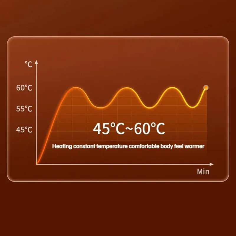 H8 Digital Display 3-Gear Temperature Winter Electric Hand Warmer 10000mAh Power Bank - Orange