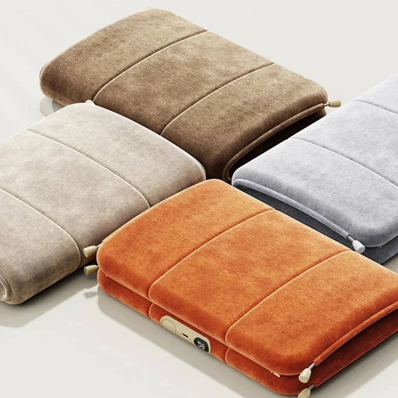 H8 Digital Display 3-Gear Temperature Winter Electric Hand Warmer 10000mAh Power Bank - Brown