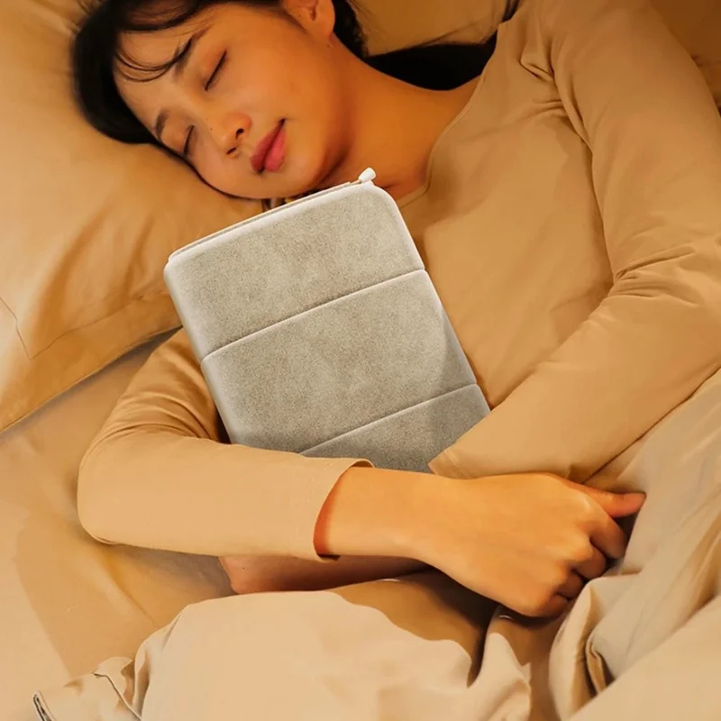 H8 Digital Display 3-Gear Temperature Winter Electric Hand Warmer 10000mAh Power Bank - Grey