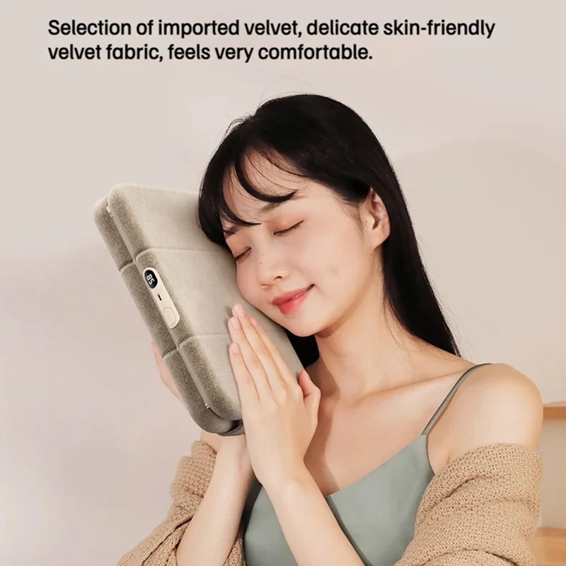 H8 Digital Display 3-Gear Temperature Winter Electric Hand Warmer 10000mAh Power Bank - Grey