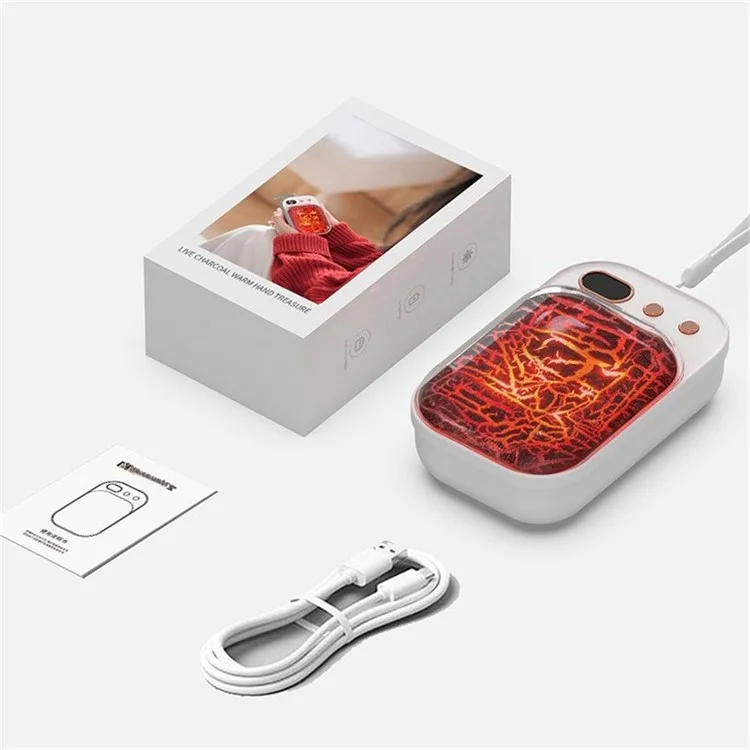 HX-868A Tragbarer Winter Elektrische Handwärmer Digitalanzeige 4000mAh Power Bank