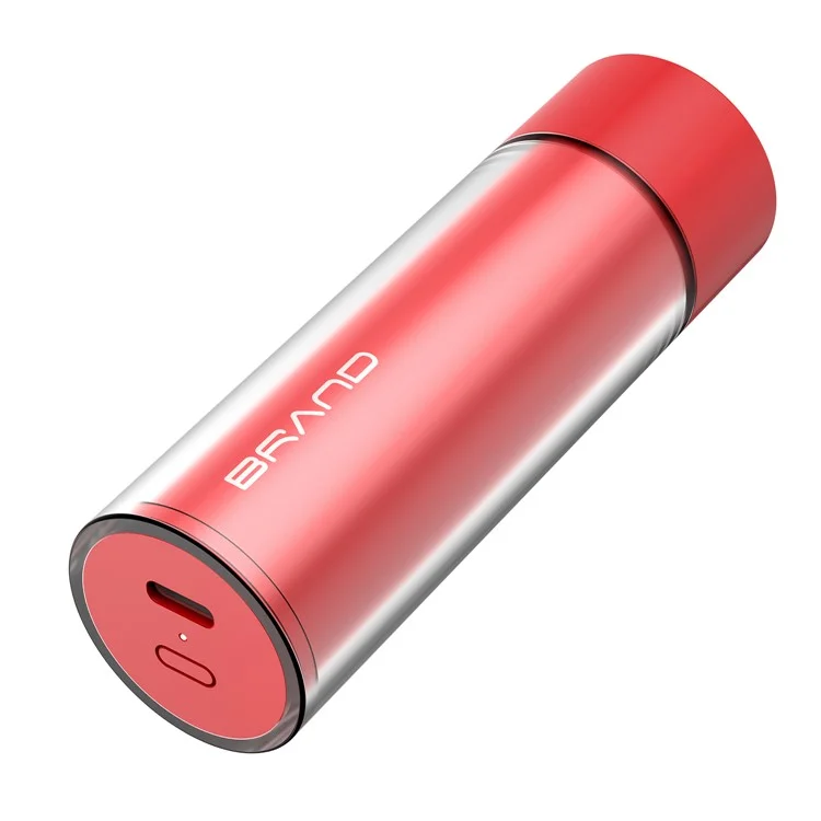 Bulk Purchasing US-P05N Portable Neon Light 5000mAh Power Bank Phone Charger External Battery - Red