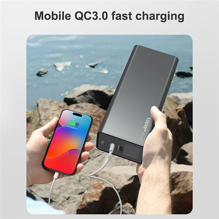 SKA100F 100W 27000mAh Power Bank 220V Outdoor Energy Storage Station for Laptop / Phone / Tablet