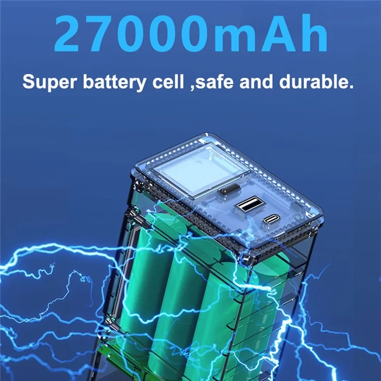 SKA100F 100W 27000mAh Power Bank 220V Outdoor Energy Storage Station for Laptop / Phone / Tablet