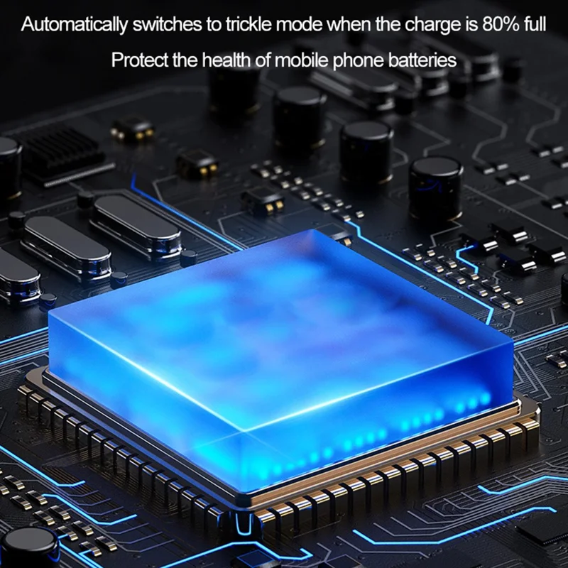 OJD-126 Ultra Thin 5000mAh Power Bank Portable Magnetic Wireless Charging Battery Pack - Black