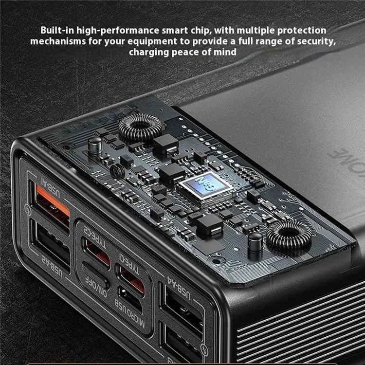 WEKOME WP-93 Kinkong Dinba Power Bank ad alta potenza da 27W (20000mAh) - Nero
