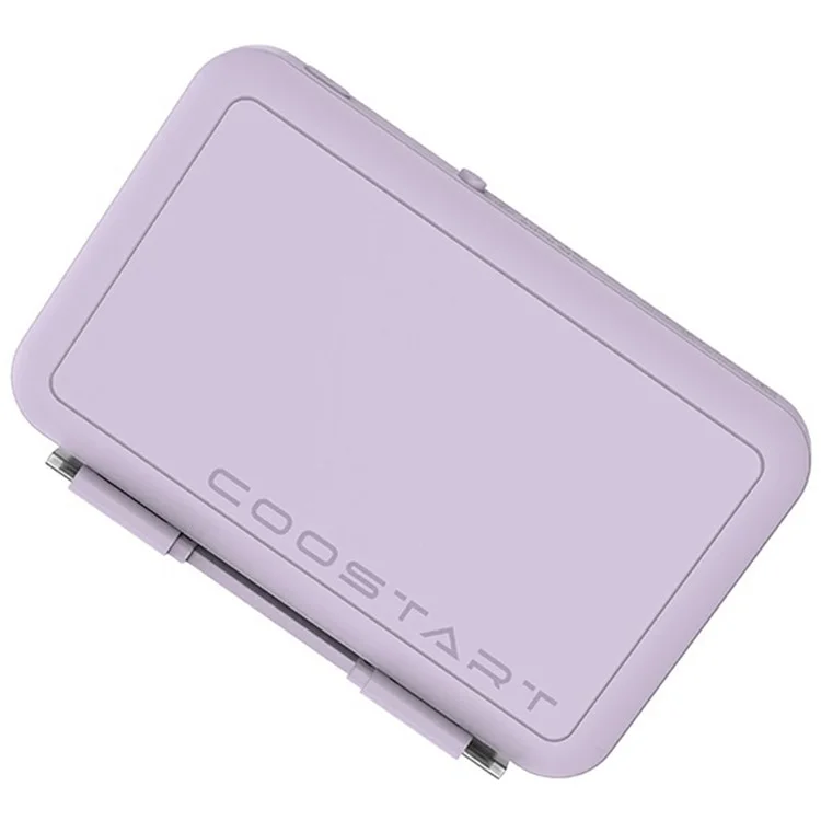 COOSTART K8 Bateria Externa 5000mAh com Sucção Elétrica e Cabo Tipo-C - Roxa