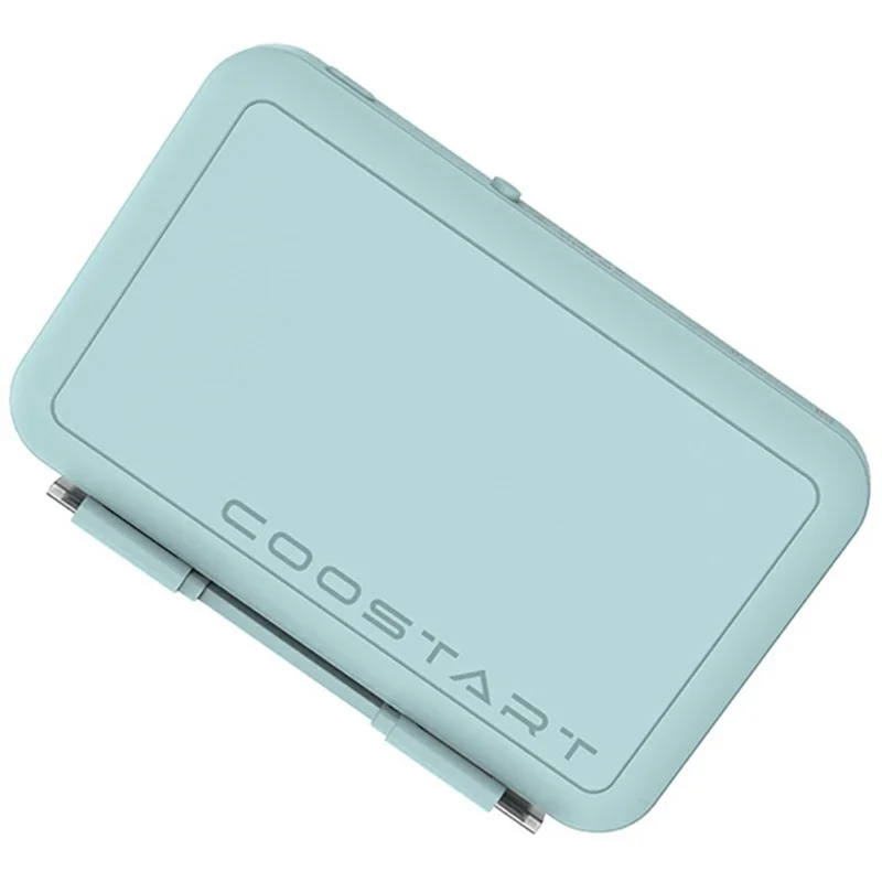 COOSTART K8 5000mAh Power Bank Electric Suction Phone External Battery with Type-C Cable - Cyan