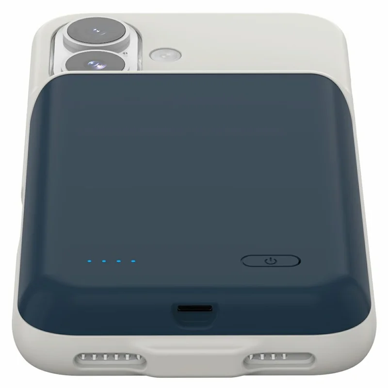 For iPhone 16 Charging Back Case 7000mAh Power Bank Phone Backup Battery Pack - Blue