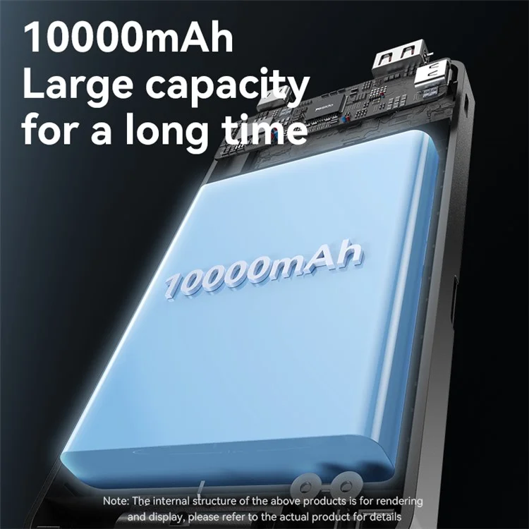 YESIDO YP69 Lade-Ständer für Uhr / Kopfhörer / Telefon, 15W kabelloser Lader, 10.000mAh Powerbank