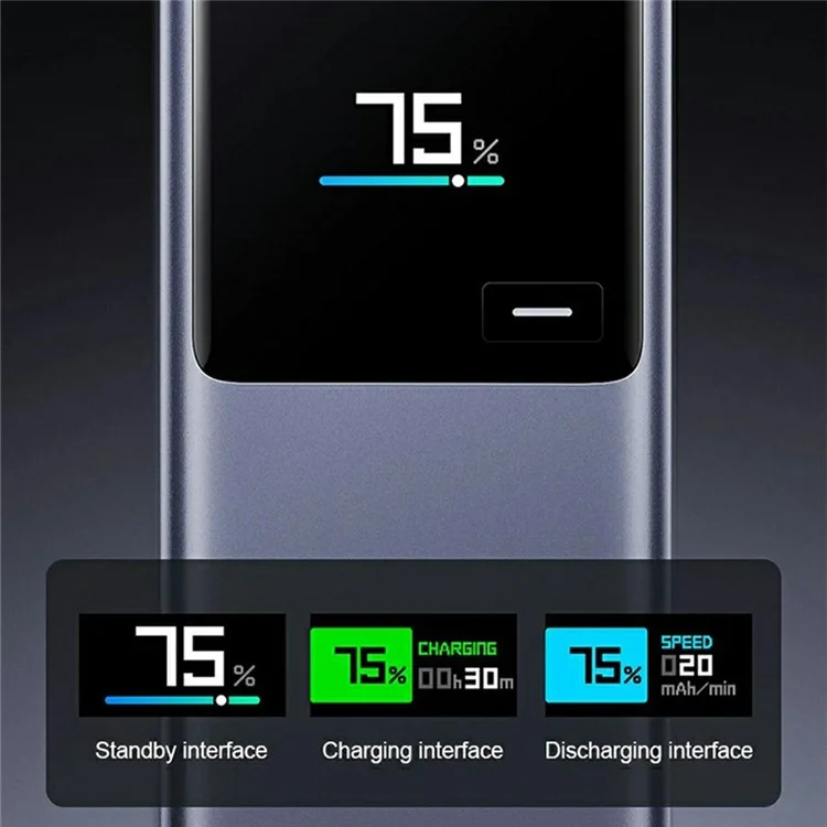 XIAOMI PB1165MI Power Bank 10000mAh 165W Phone Charger with Built-In Type-C Cable
