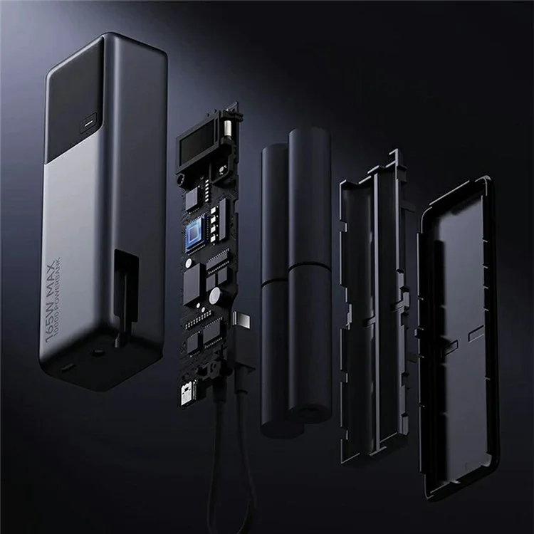 XIAOMI PB1165MI Power Bank 10000mAh 165W Phone Charger with Built-In Type-C Cable