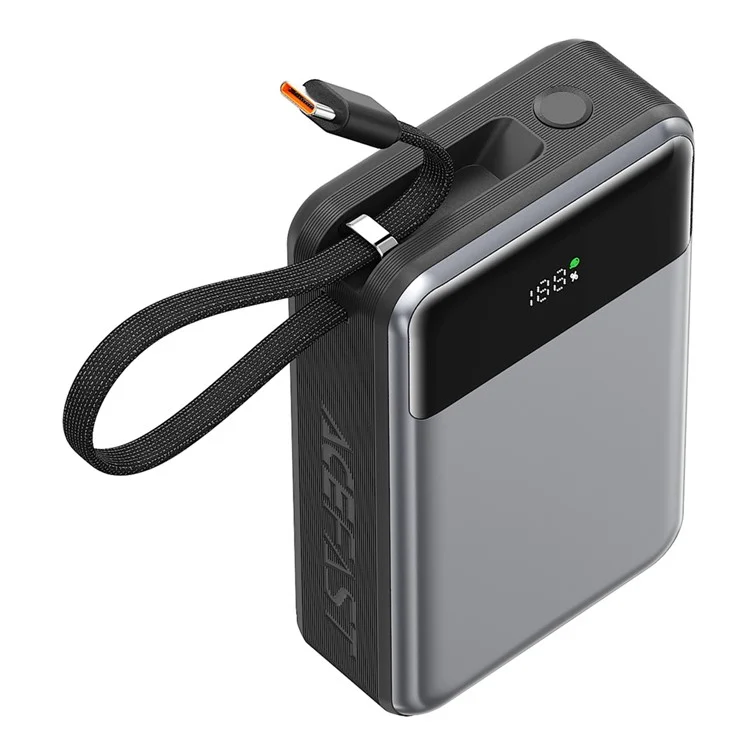 ACEFAST M21-20000 Power Bank 20000mAh PD 65W Phone Charger with Built-In Type-C Cable