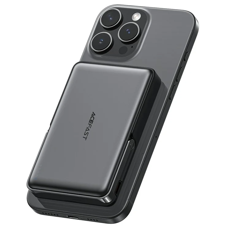 ACEFAST M17-10000 Banco de energía magnético de 10000mAh PD 20W / 22,5W con soporte de carga rápida