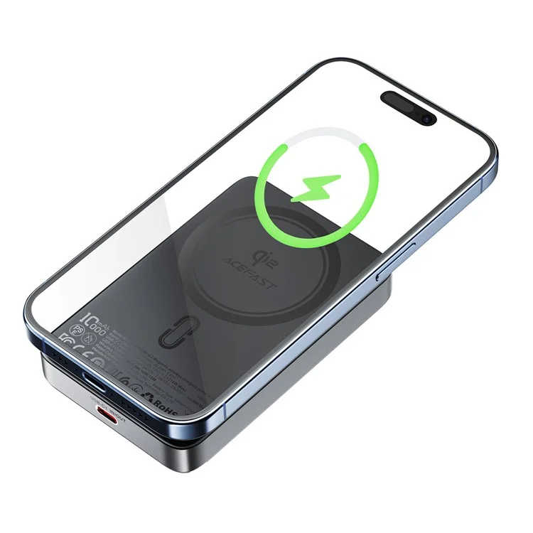 ACEFAST M11-10000 PD 30W Fast Charging Qi2 Power Bank 10000mAh Magnetic Wireless Charger with Stand