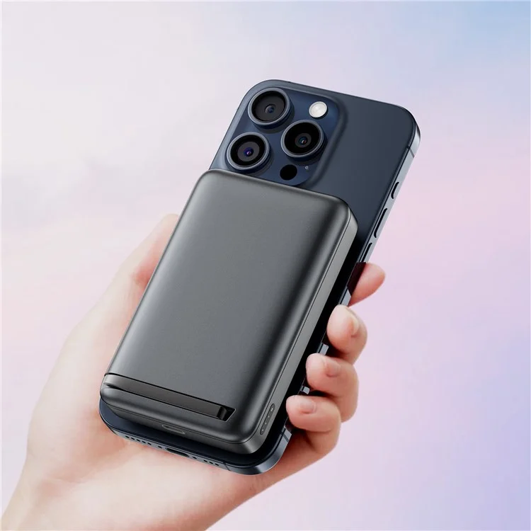 ACEFAST M11-10000 PD 30W Fast Charging Qi2 Power Bank 10000mAh Magnetic Wireless Charger with Stand