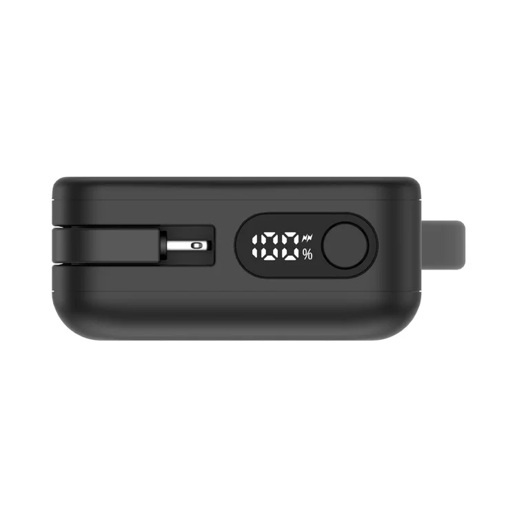 MOMAX 1-PowerVital+ Dual Cable Fast Charging Power Bank MFI Certified 30W 10000mAh Portable Phone Charger - Black