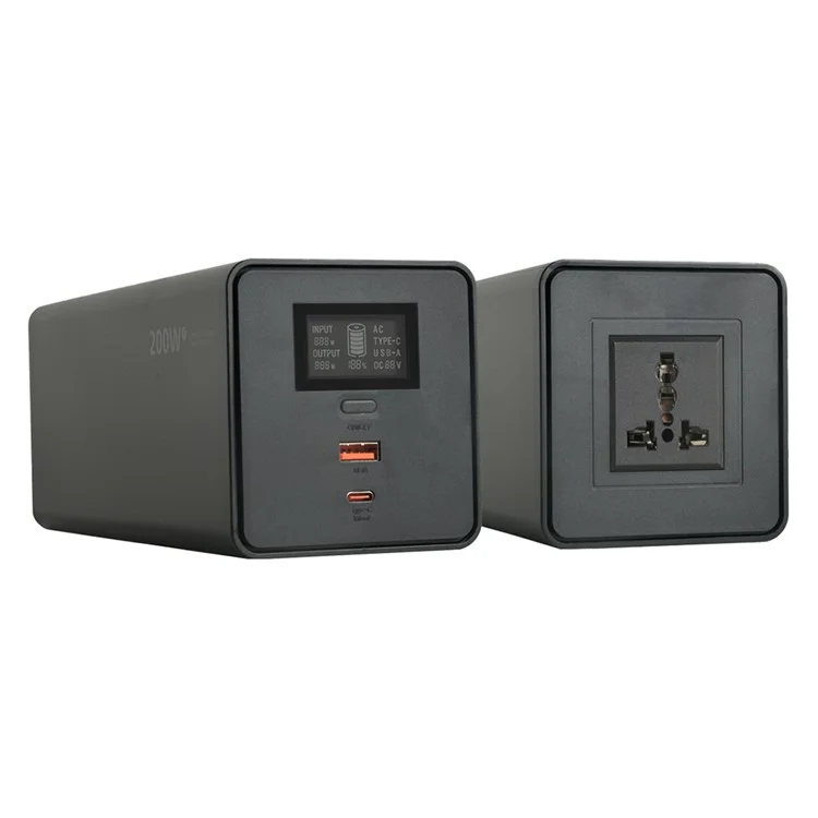 SKA200F 200W Portable Power Station 60000mAh High Capacity 220V Outdoor Power Bank for Laptop Phone Tablet