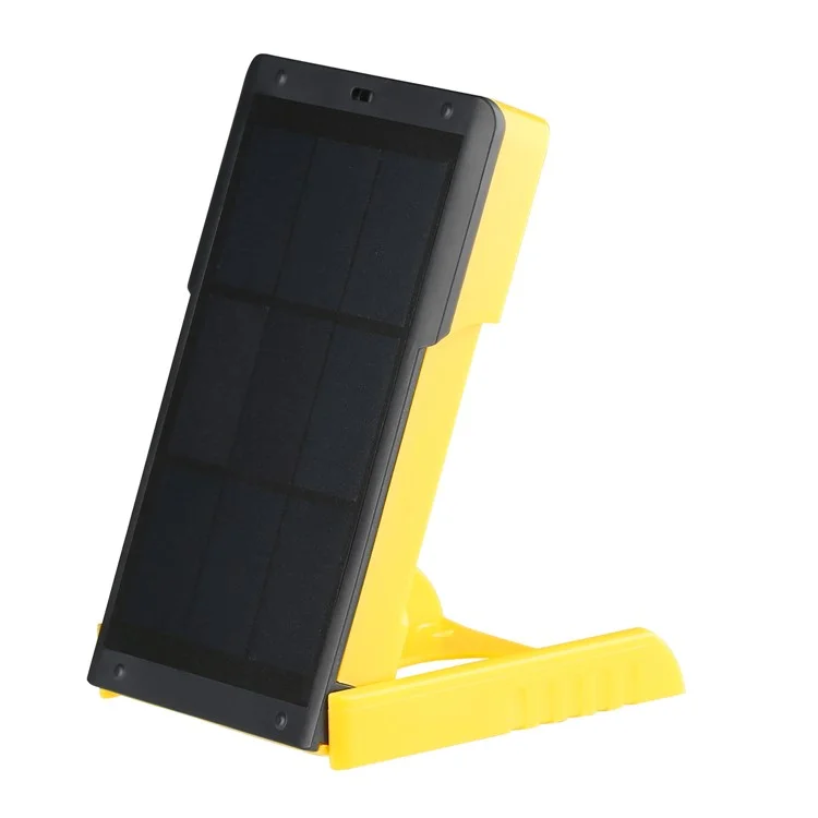 EYONGPV OWL-SP Solar Power Bank 1400mAh Outdoor Camping Emergency Portable Charger Solar Lamp - Yellow