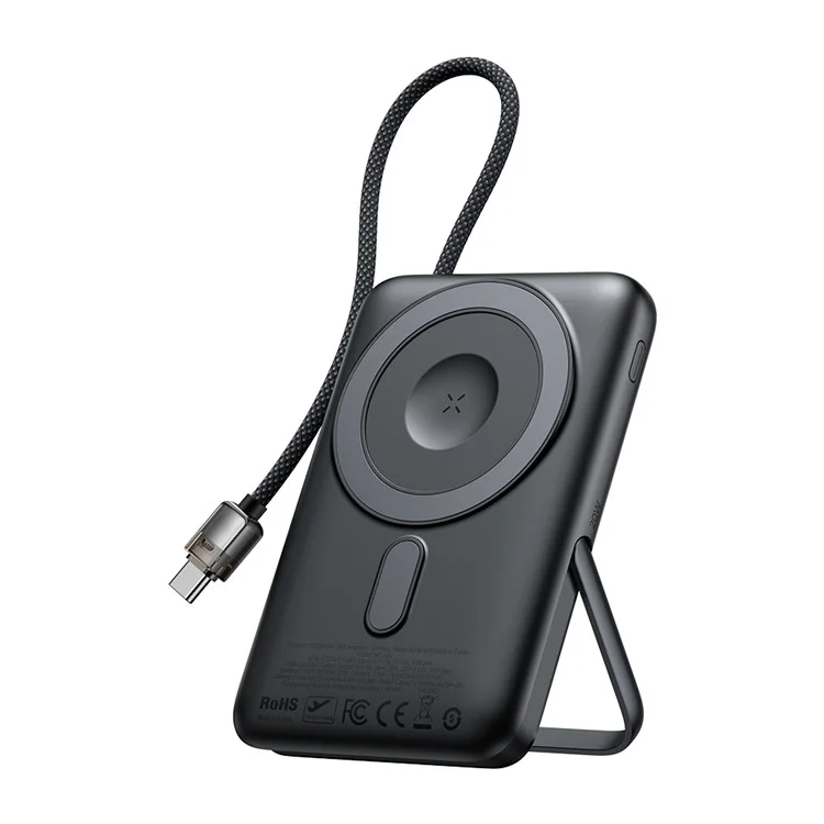 MCDODO MC-6320 MDD Freekit Series Cavo USB-C Power Bank da 10000mAh con Supporto di Ricarica Magnetica Wireless per Apple Watch AirPods e Telefono